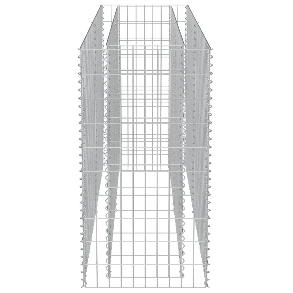 vidaXL gabioon-taimelava, tsingitud teras, 180 x 50 x 100 cm