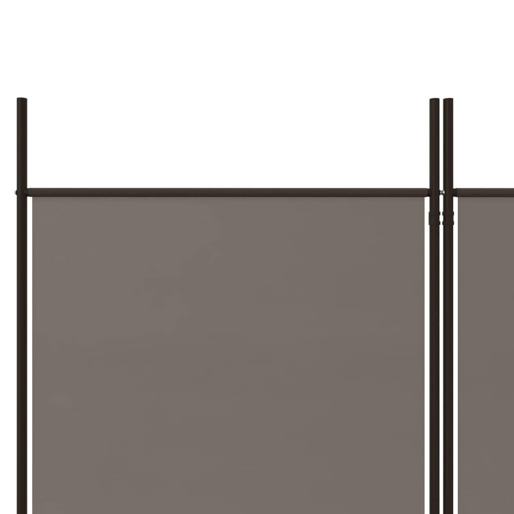 vidaXL 3 paneeliga ruumijagaja, antratsiithall, 150 x 180 cm, kangas