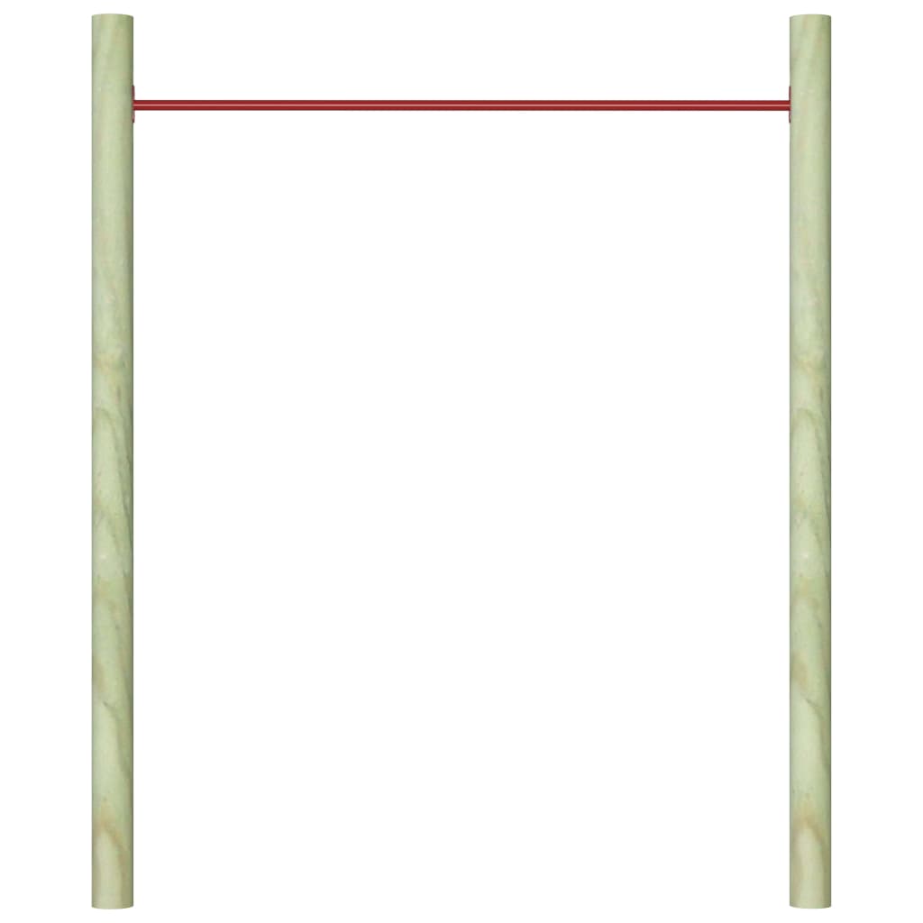 vidaXL turnimislatt, 125 cm, teras, punane