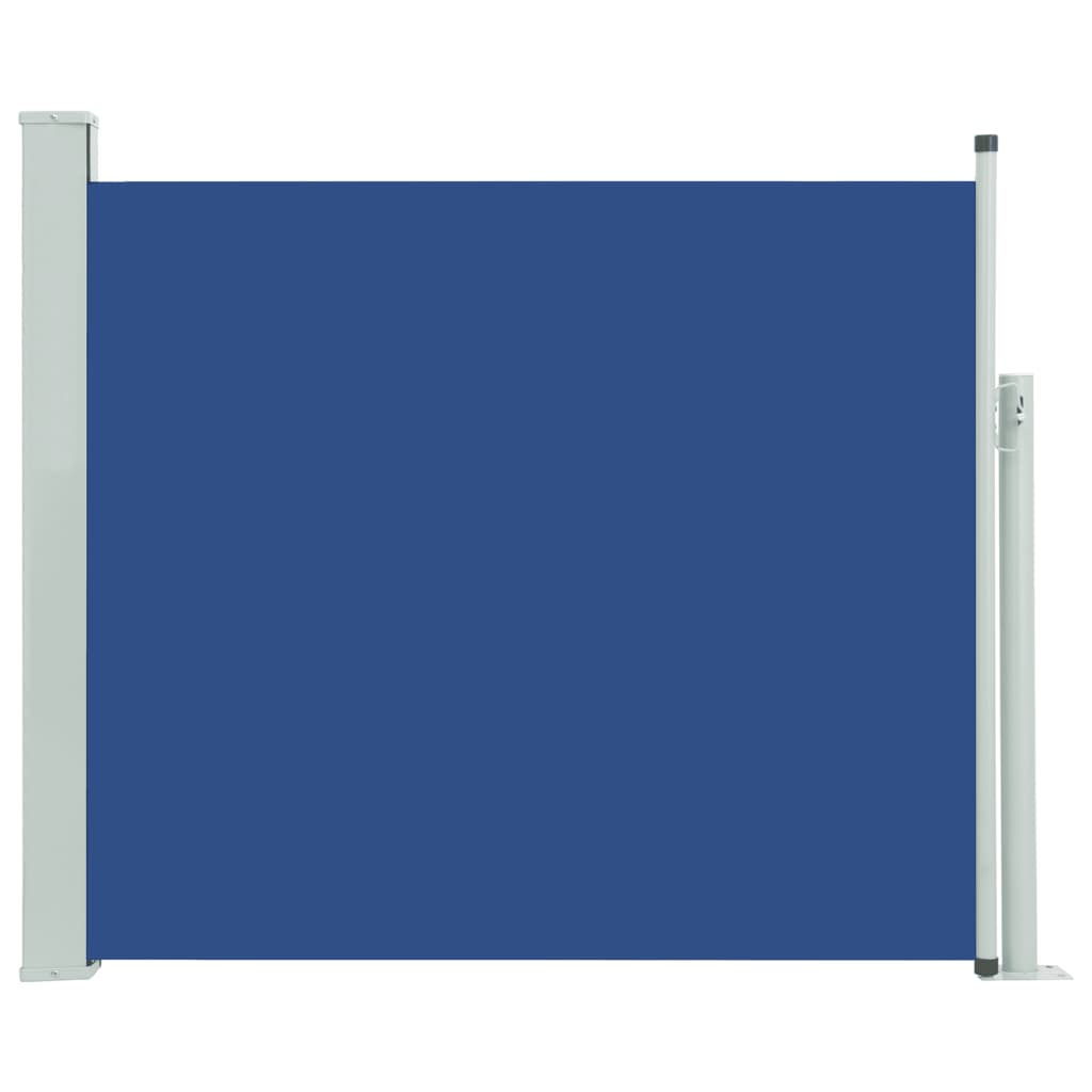 vidaXL lahtitõmmatav terrassi külgsein, 100 x 300 cm, sinine