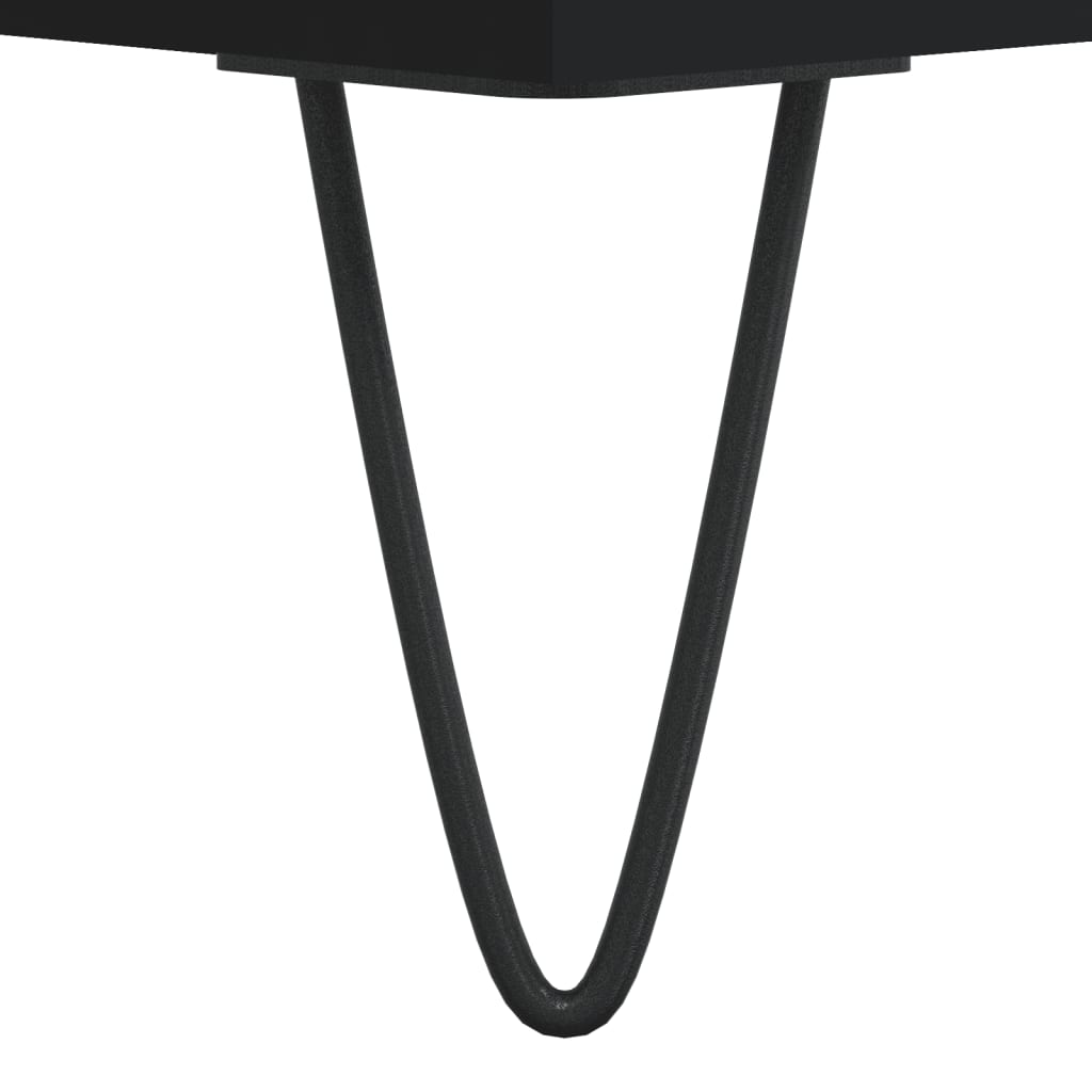 vidaXL puhvetkapp, must, 104 x 35 x 70 cm, tehispuit