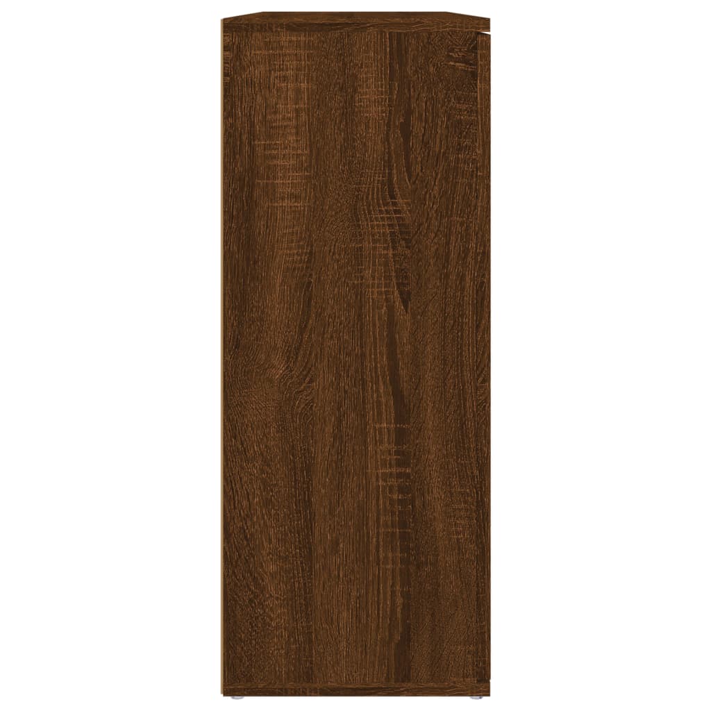 vidaXL puhvetkapp, pruun tamm, 91 x 29,5 x 75 cm, tehispuit