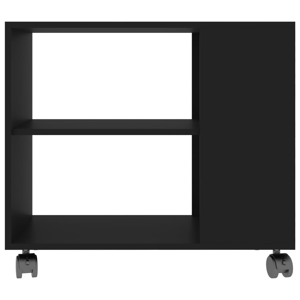 vidaXL lisalaud, must, 70 x 35 x 55 cm tehispuit