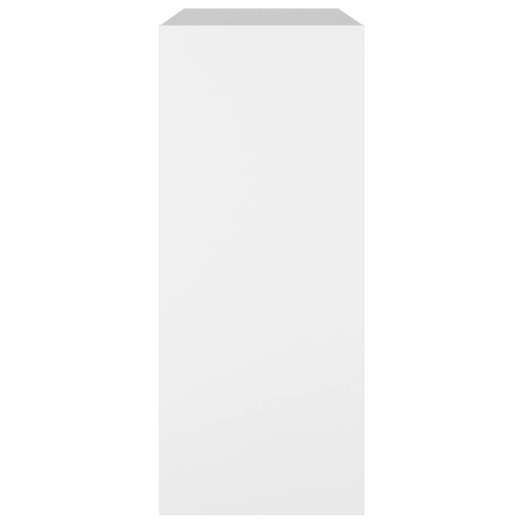 vidaXL raamaturiiul/ruumijagaja, valge, 80x30x72 cm