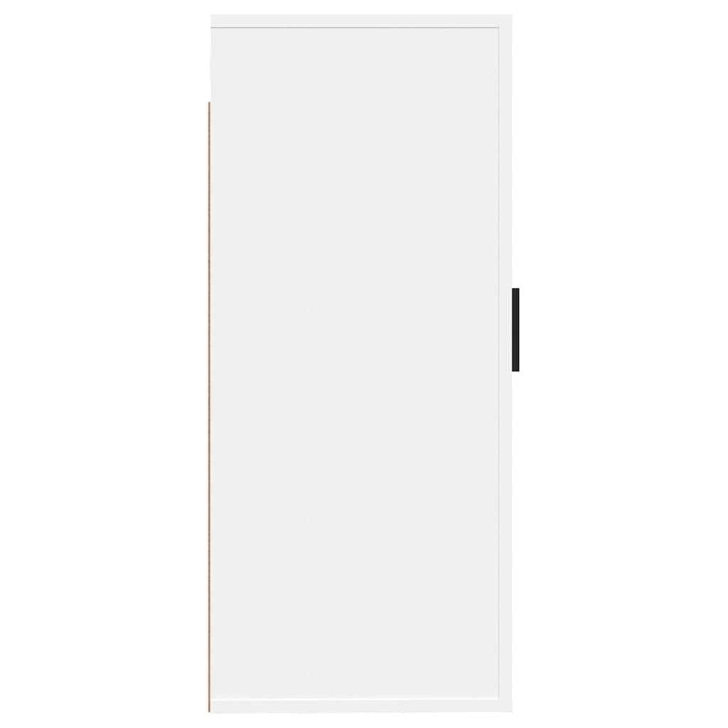 vidaXL seinale paigaldatav telerikapp, valge, 40x34,5x80 cm