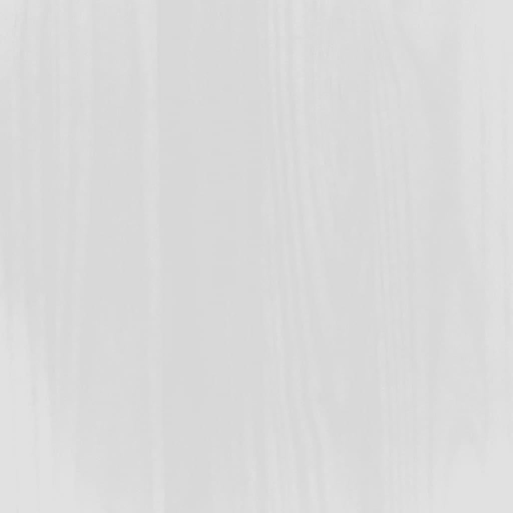 vidaXL kõrge kapp "Corona" valge, 112x43x196 cm, männipuit