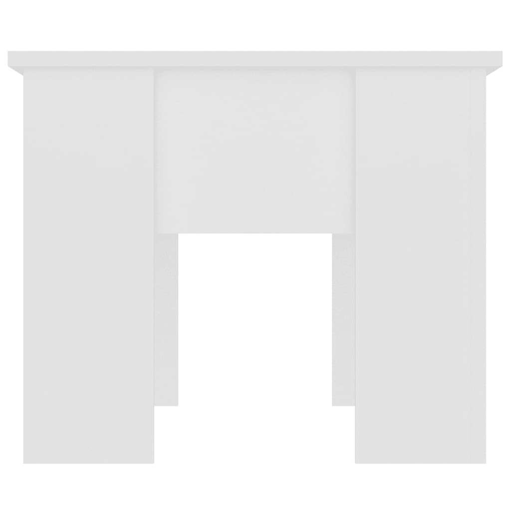 vidaXL kohvilaud, valge, 79x49x41 cm, tehispuit