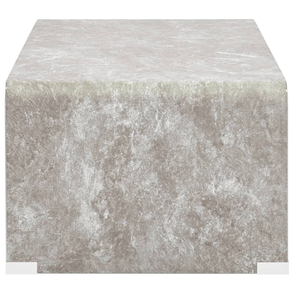vidaXL kohvilaud pruun marmor 98 x 45 x 31 cm karastatud klaas