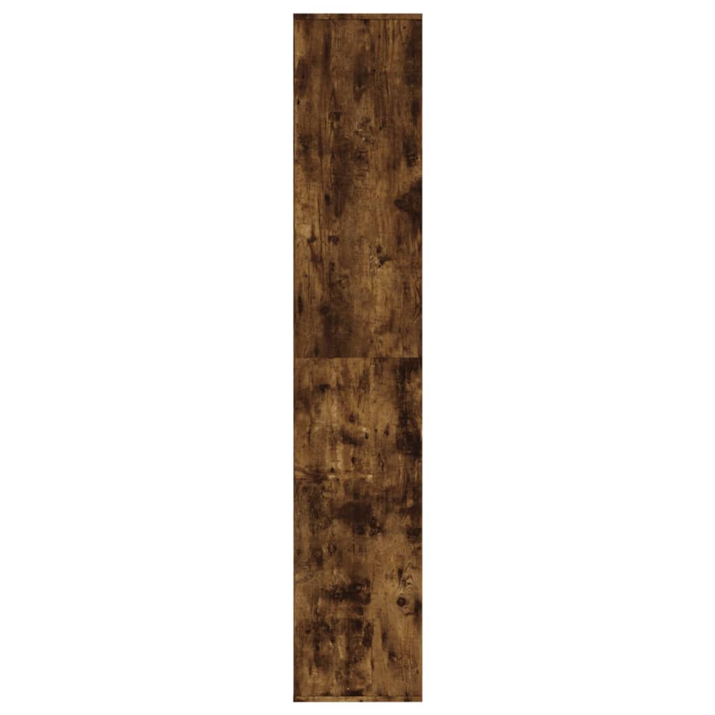 vidaXL raamatukapp, suitsutatud tamm, 54 x 34 x 183 cm, tehispuit