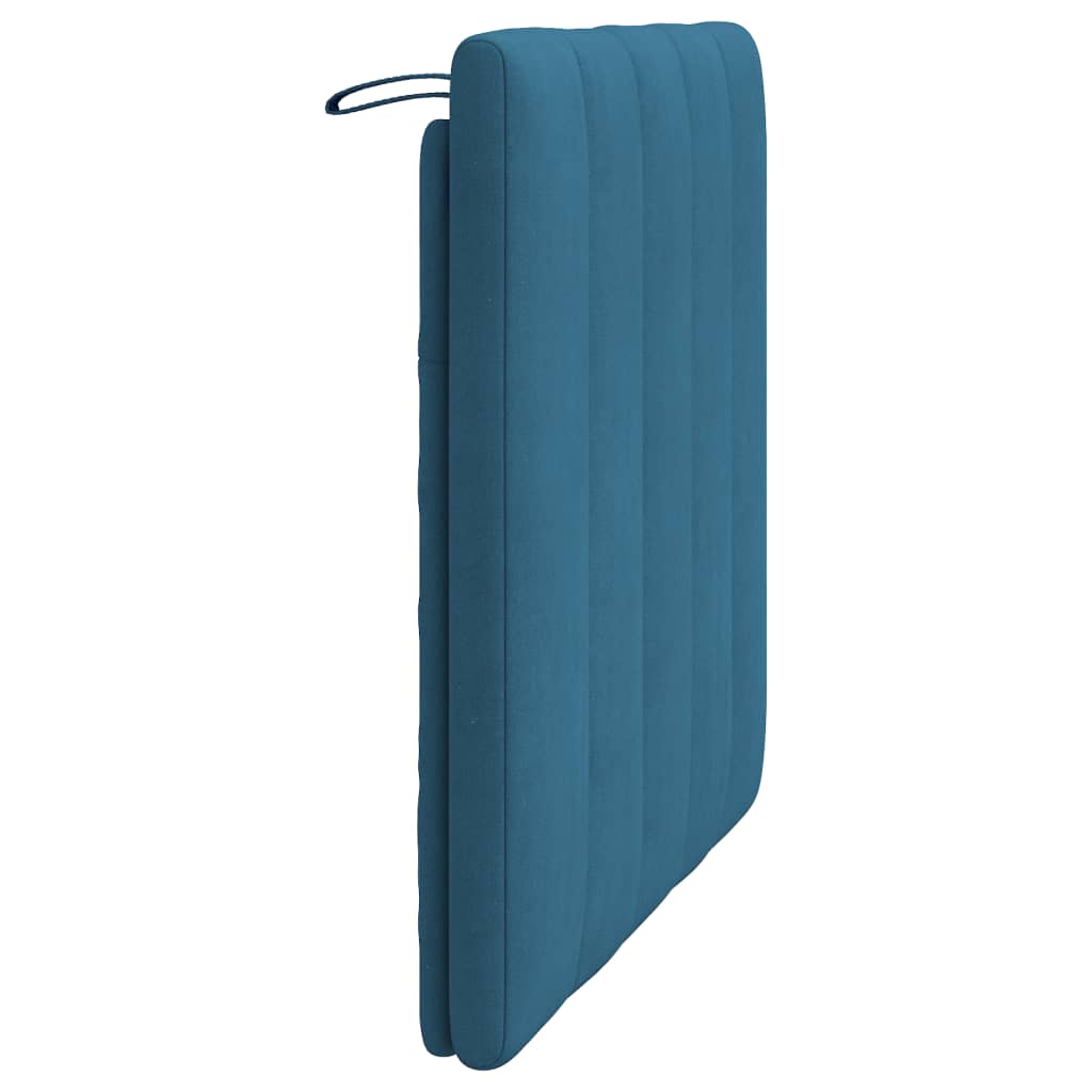 vidaXL voodipeatsi padi, sinine, 80 cm, samet
