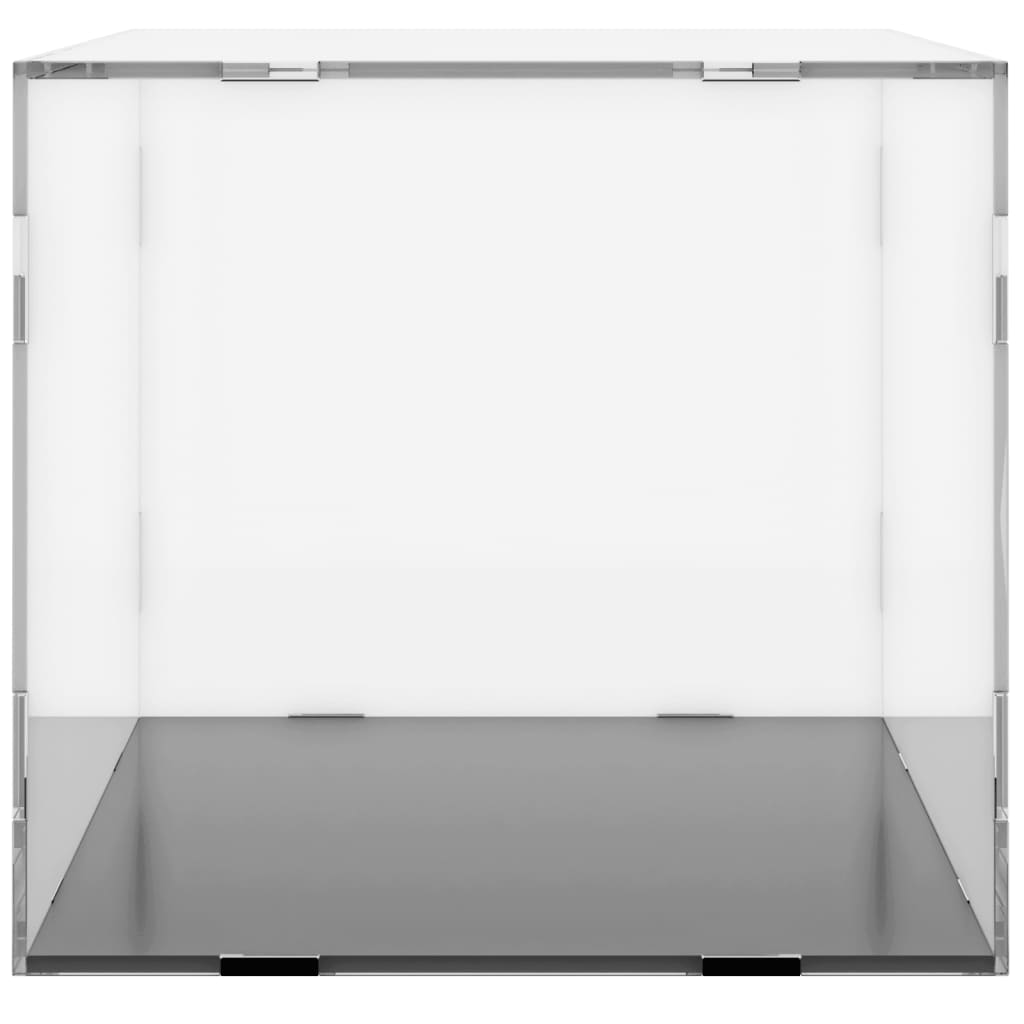 vidaXL vitriinkast, läbipaistev, 24x12x11 cm, akrüül