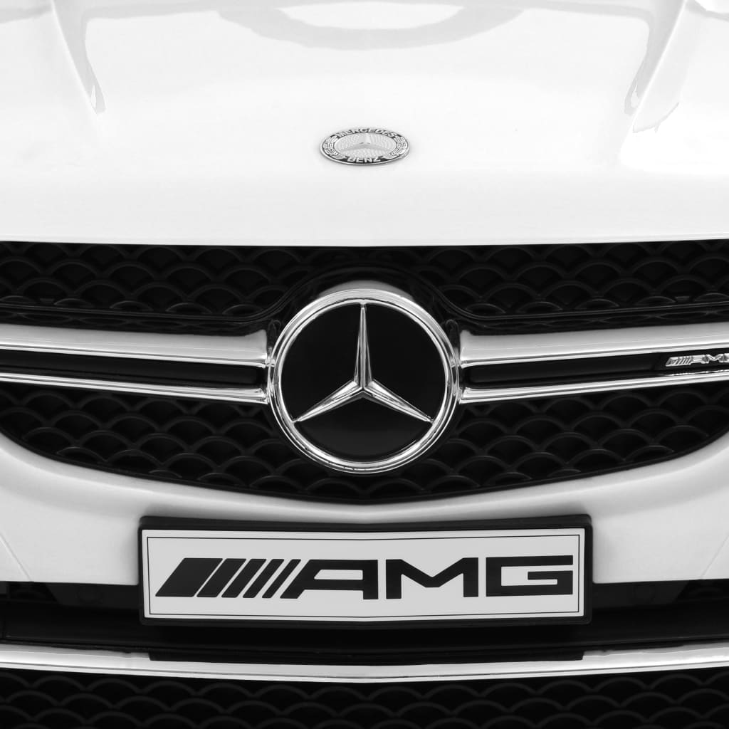 vidaXL laste mänguauto Mercedes Benz GLE63S, plast, valge