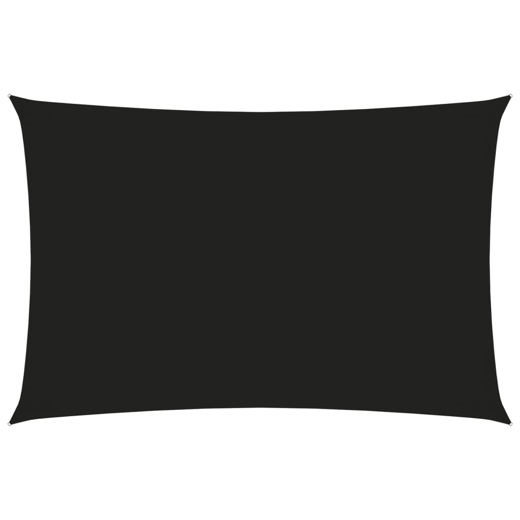 vidaXL oxford-kangast päikesepuri, ristkülik, 2,5 x 4,5 m, must