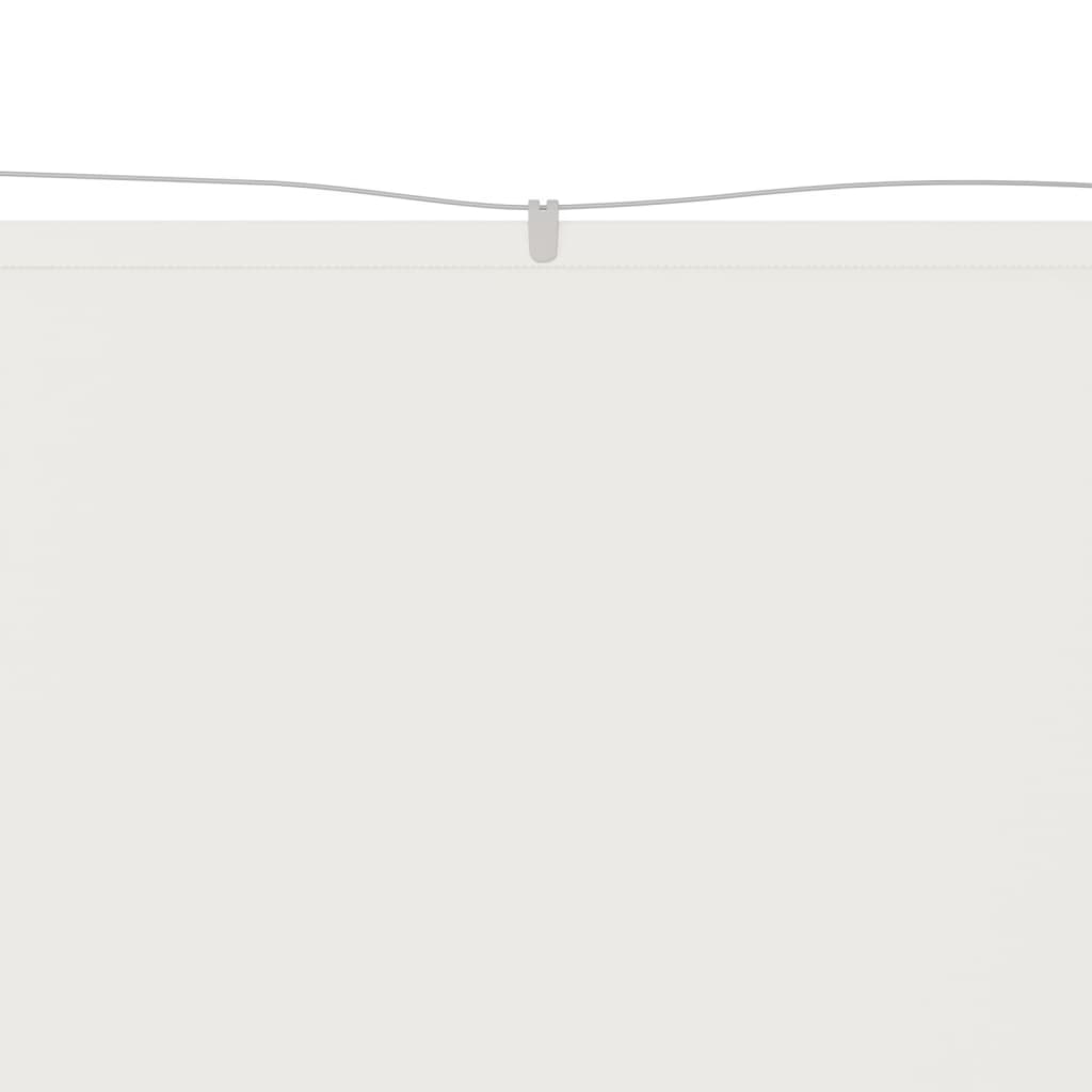 vidaXL vertikaalne varikatus valge 140x270 cm Oxfordi kangas