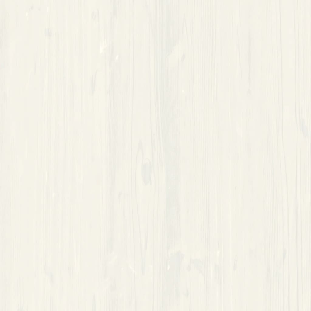 vidaXL raamatukapp "VIGO", valge, 60 x 35 x 114,5 cm, männipuit