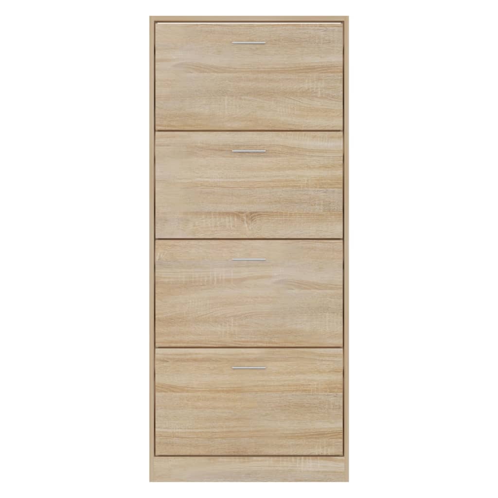 vidaXL jalatsikapp, Sonoma tamm, 63 x 24 x 147 cm, tehispuit