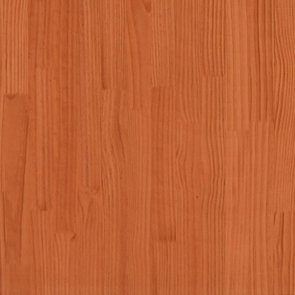 vidaXL riiulitega istutuslaud, pruun, 82,5 x 50 x 109,5 cm, männipuit