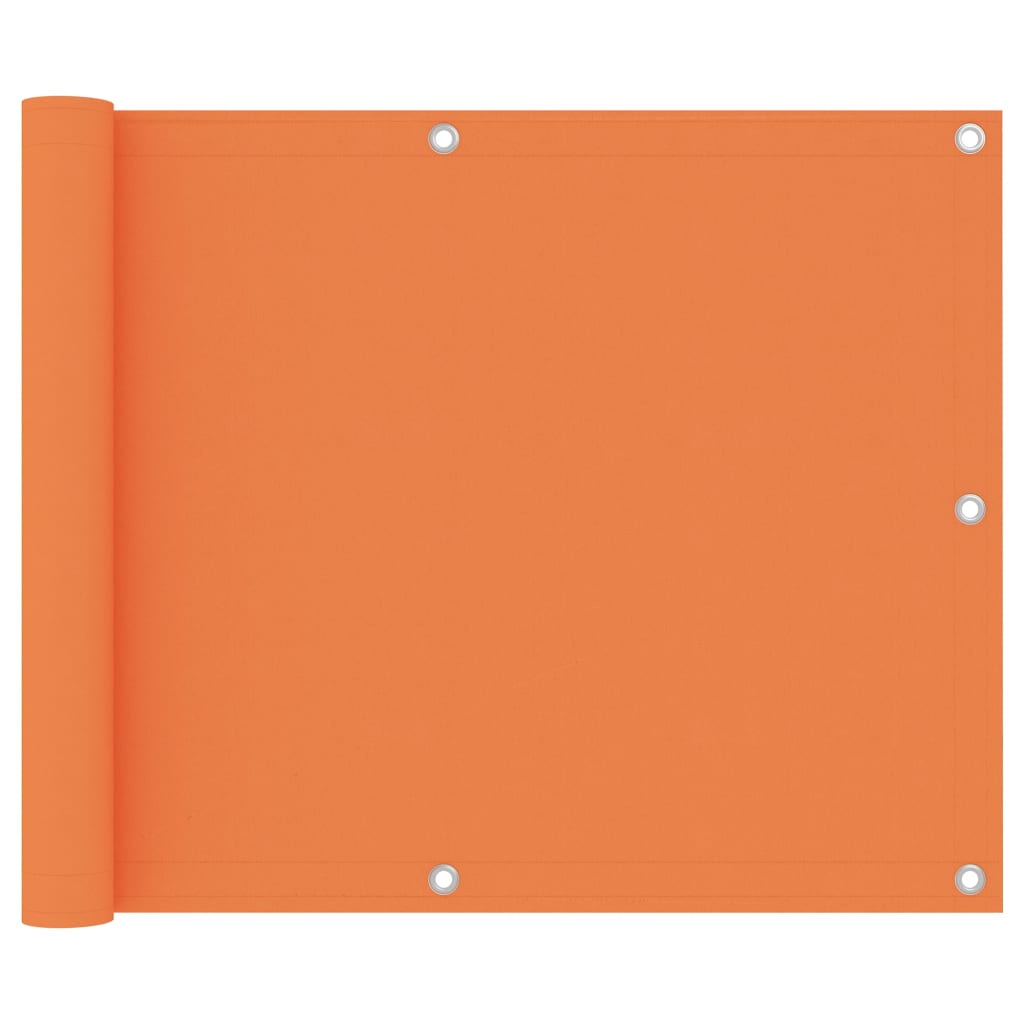 vidaXL rõdusirm, oranž, 75 x 300 cm, oxford-kangas