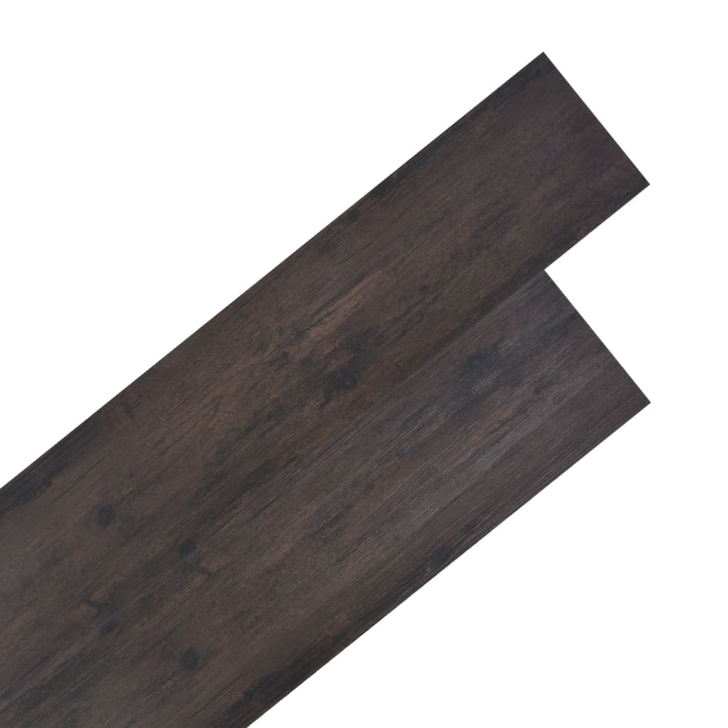 vidaXL mitte iseliimuvad PVC-põrandalauad 5,26 m², 2 mm, tumehall tamm