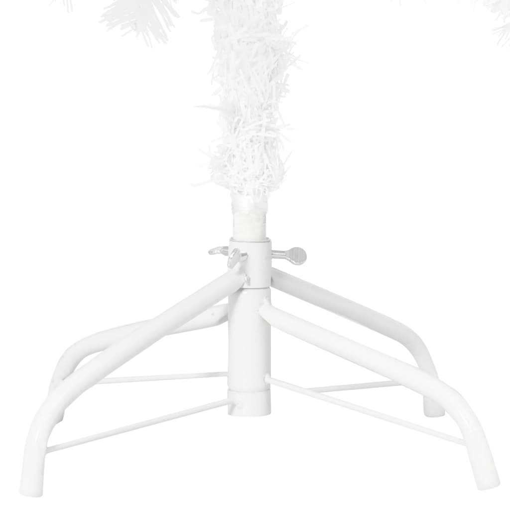 vidaXL kunstkuusk, elutruud okkad, valge, 180 cm