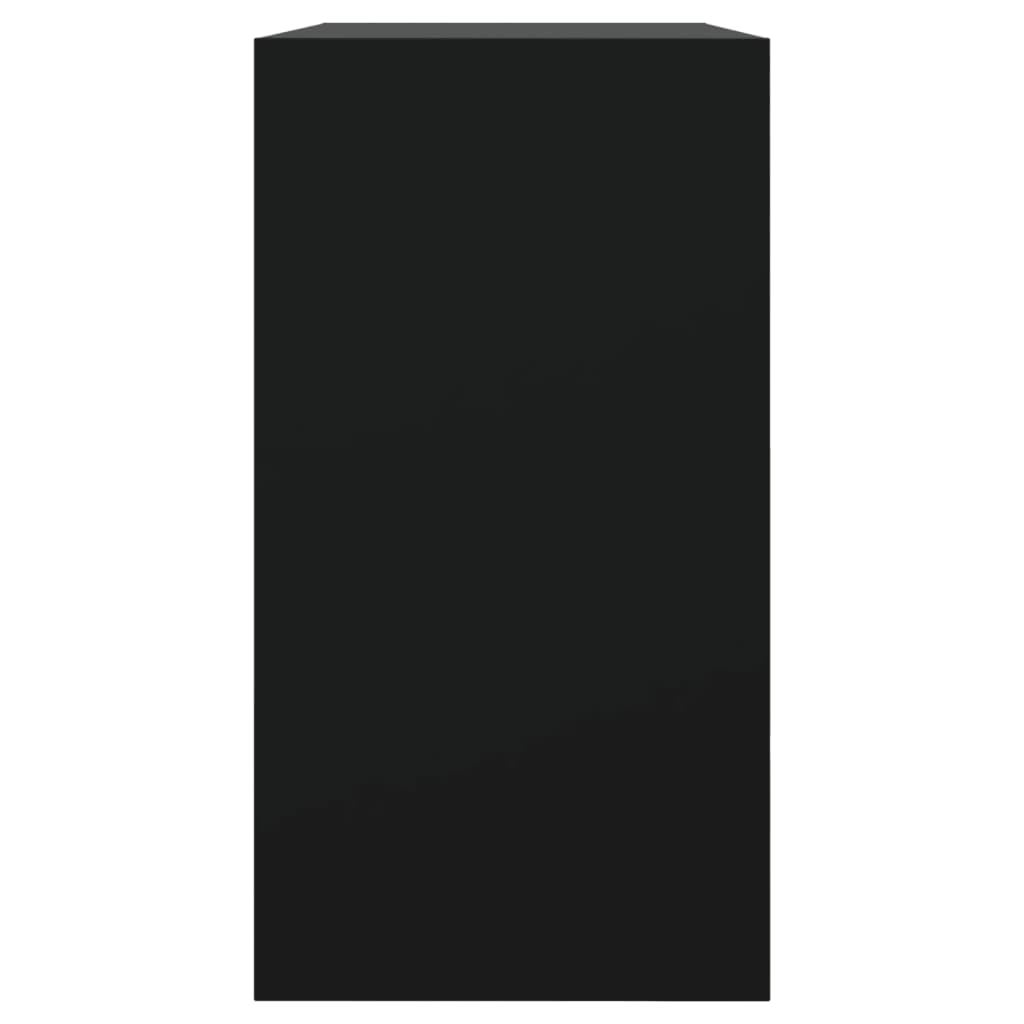 vidaXL jalatsikapp, must, 80 x 34 x 63 cm, tehispuit
