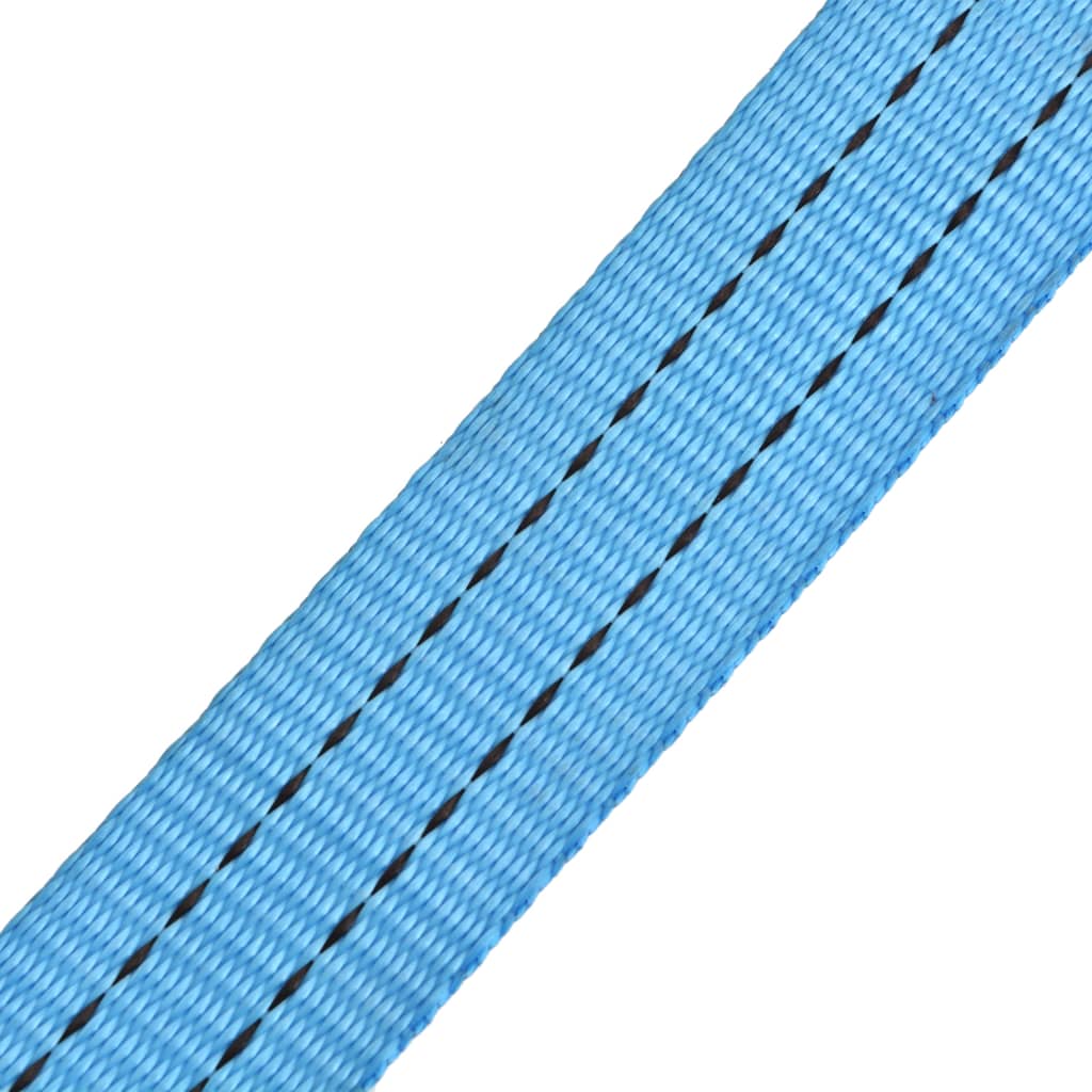 vidaXL pingutitega koormarihmad 10 tk 2 tonni 6 m x 38 mm, sinine