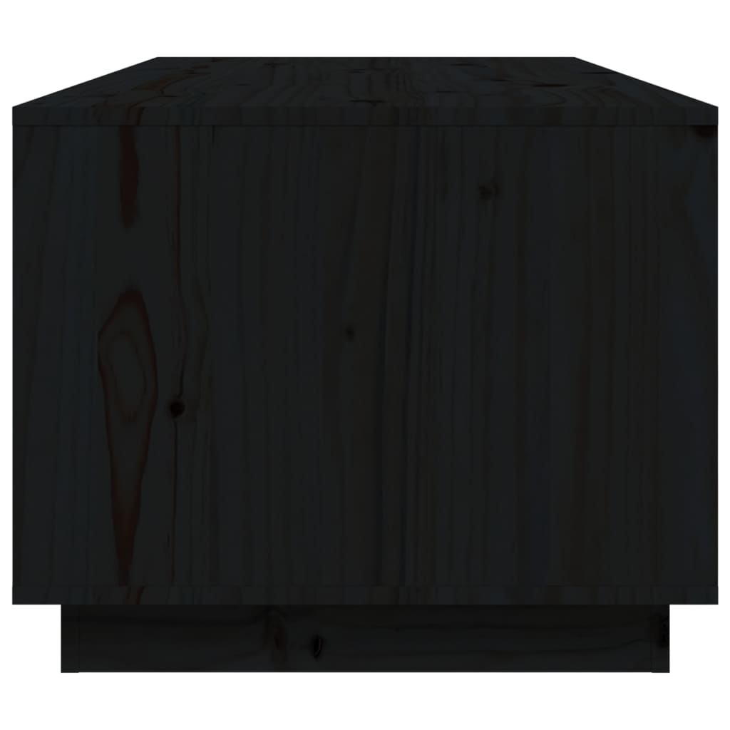 vidaXL kohvilaud, must, 100x50x41 cm, männipuit
