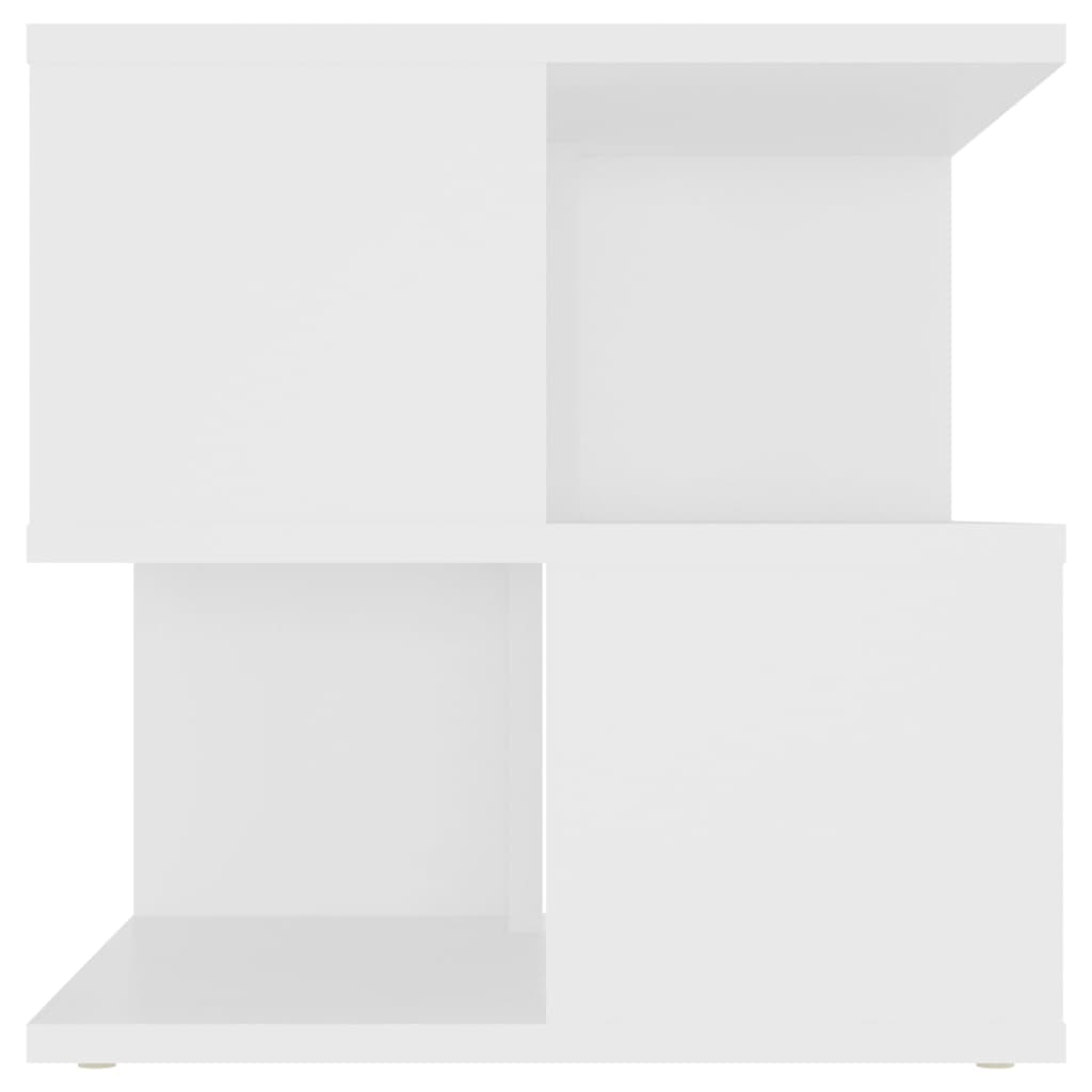 vidaXL lisalaud, valge, 40x40x40 cm, puitlaastplaat