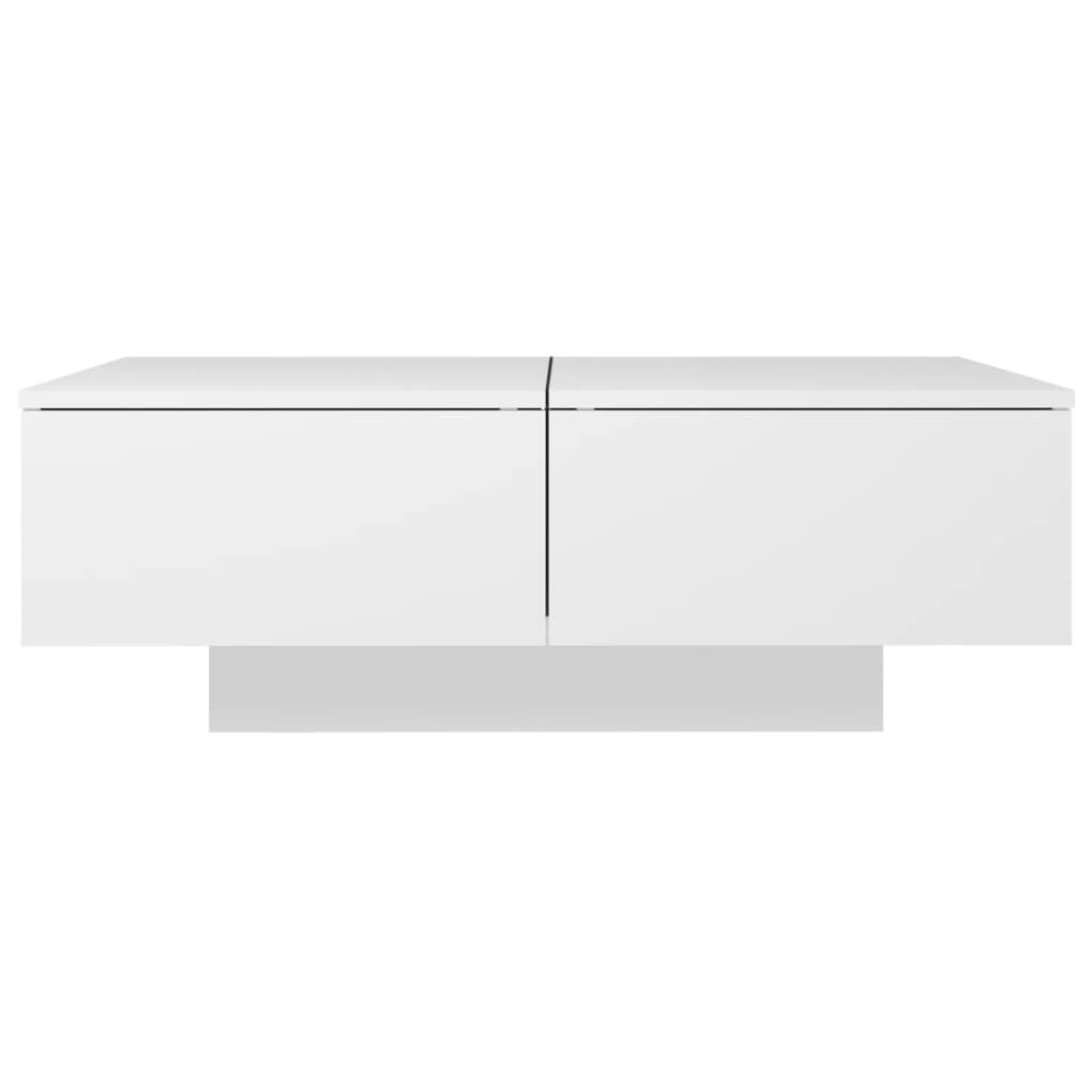 vidaXL kohvilaud, valge, 90 x 60 x 31 cm, puitlaastplaat