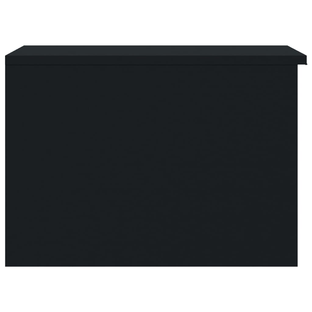 vidaXL kohvilaud, must, 50x50x36 cm, tehispuit