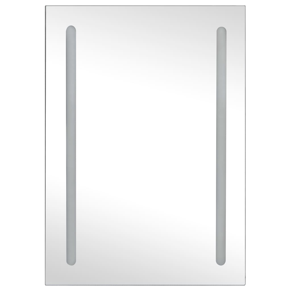 vidaXL LEDidega vannitoa peegelkapp, 50 x 13 x 70 cm