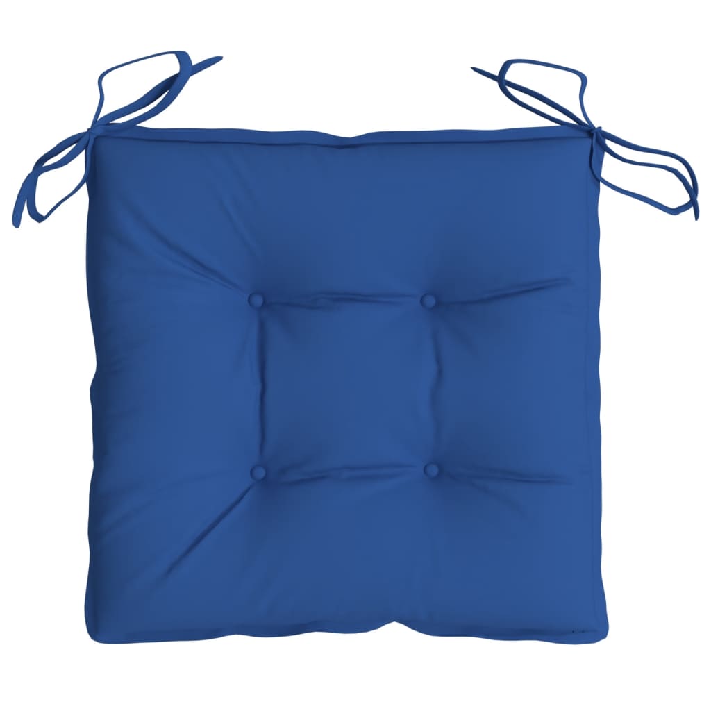 vidaXL tooli istmepadjad 6 tk, sinine, 50x50x7 cm kangas