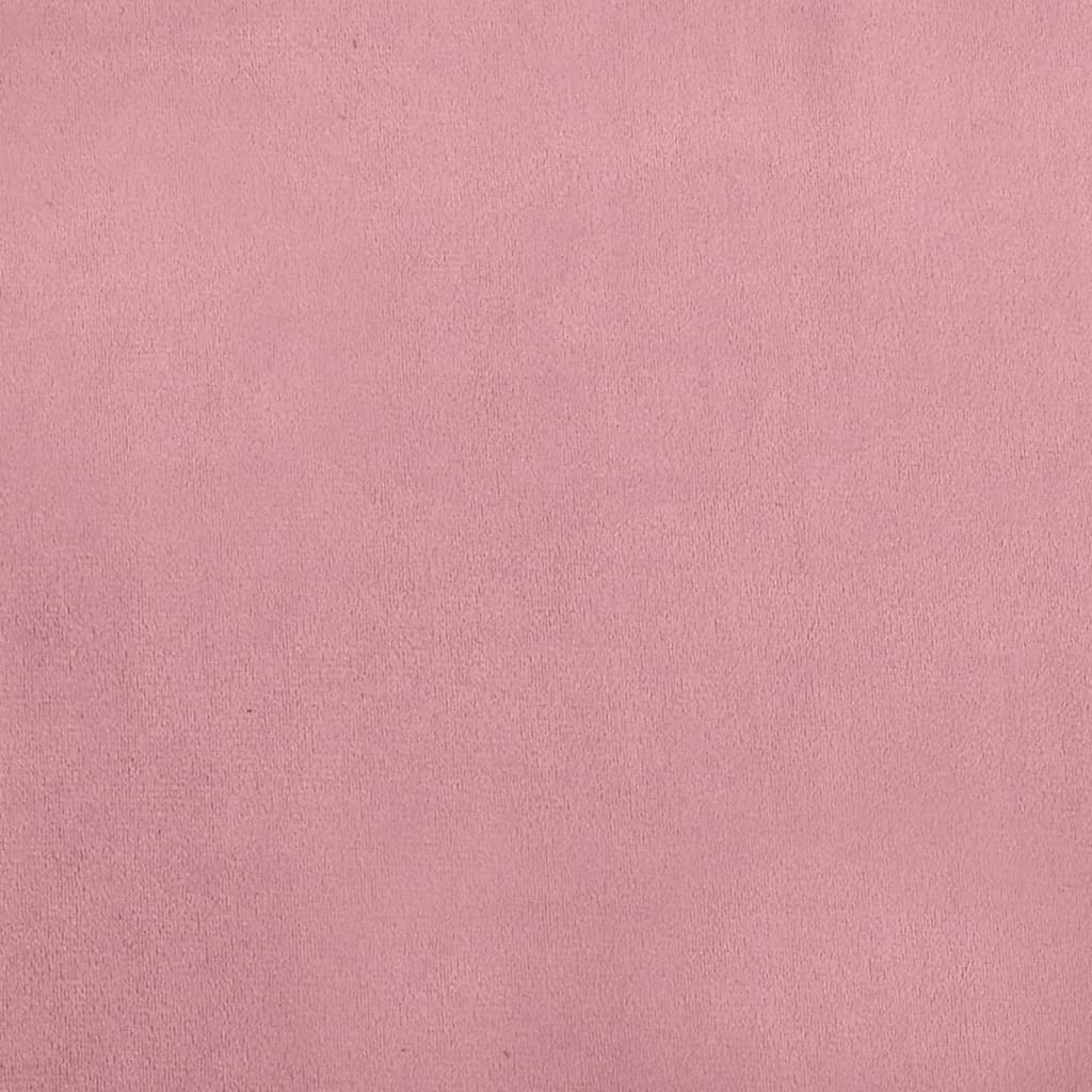 vidaXL päevavoodi, roosa , 60x40x30 cm, samet
