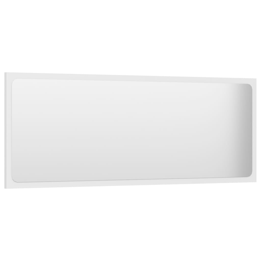 vidaXL vannitoa peeglikapp valge 100x1,5x37 cm puitlaastplaat