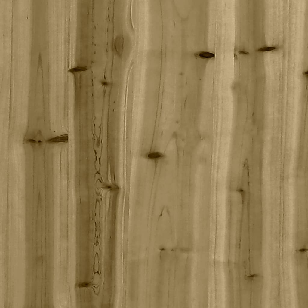 vidaXL gabioonpink, 92 x 71 x 65,5 cm, immutatud männipuit