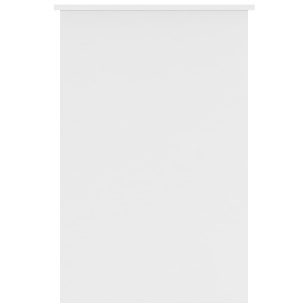 vidaXL kirjutuslaud, valge, 100 x 50 x 76 cm puitlaastplaat