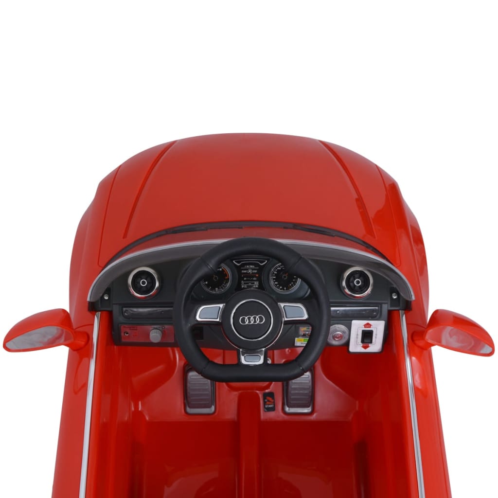 vidaXLi elektriline pealeistutav puldiga auto Audi A3 punane
