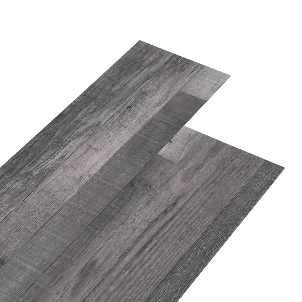 vidaXL PVC-st põrandaplaadid, 4,46 m² 3 mm, iseliimuv, tööstuslik puit
