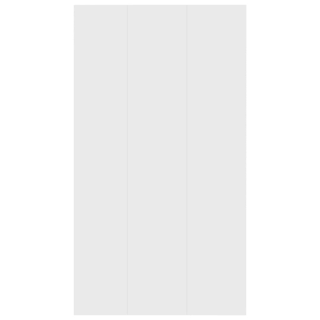 vidaXL raamaturiiul/puhvetkapp, valge, 66x30x98 cm, puitlaastplaat
