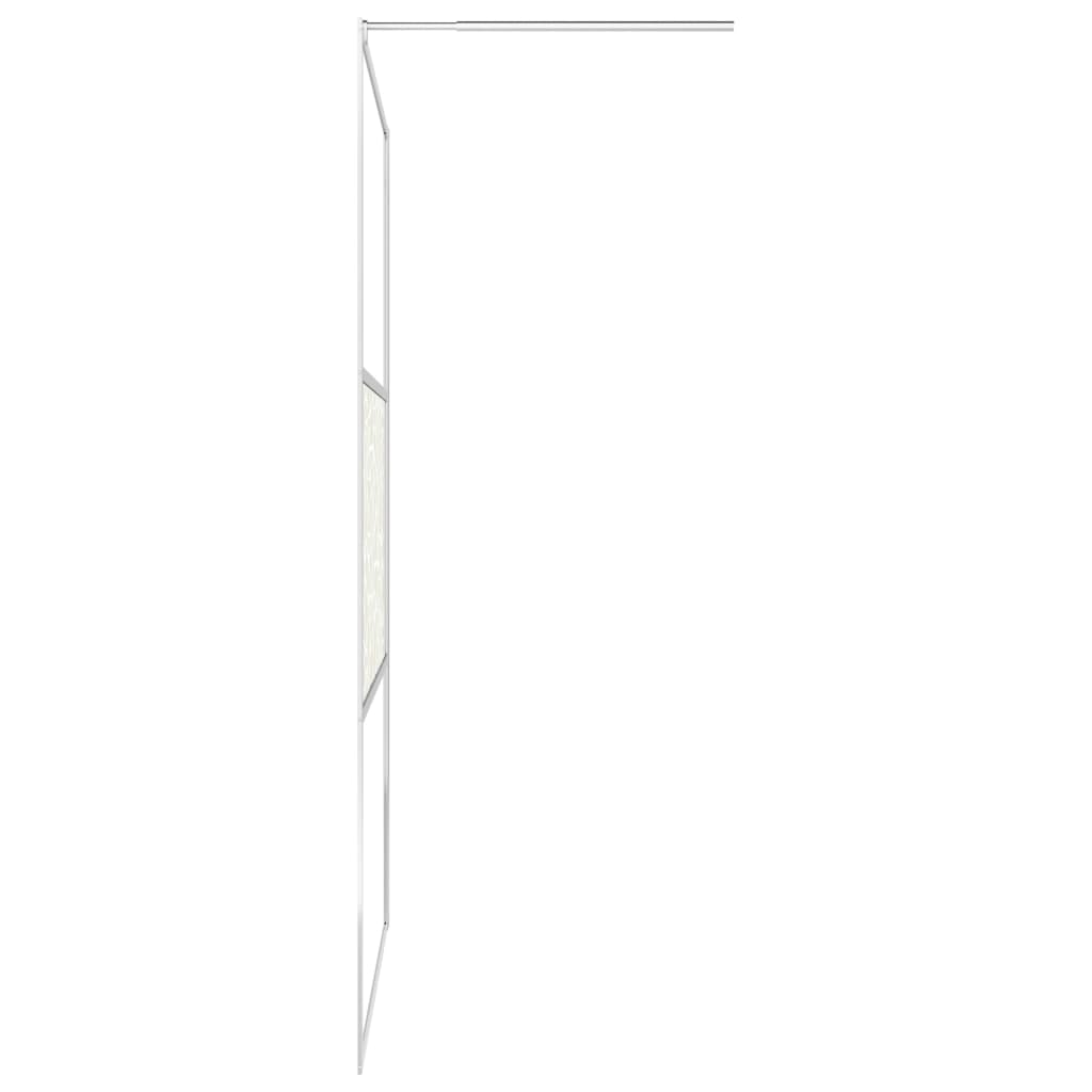 vidaXL dušinurga sein, kividisainiga ESG-klaas, 140 x 195 cm