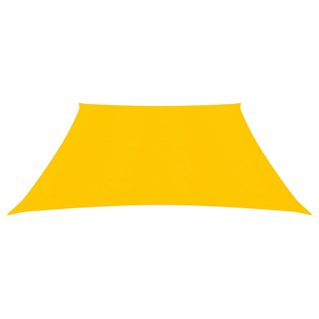 vidaXL päikesepuri 160 g/m², kollane, 3/4 x 2 m, HDPE