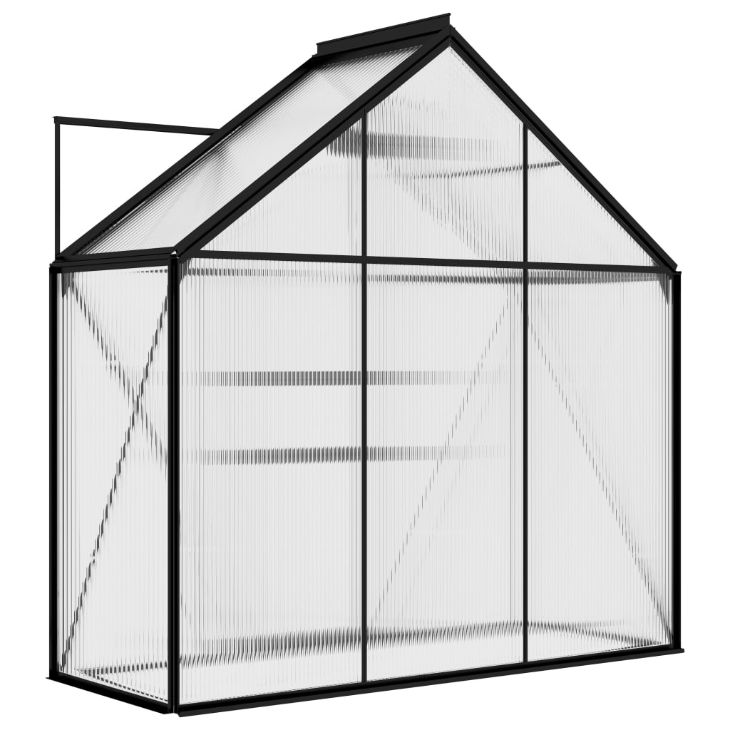 vidaXL kasvuhoone, antratsiithall, alumiiniumist 1,33 m²