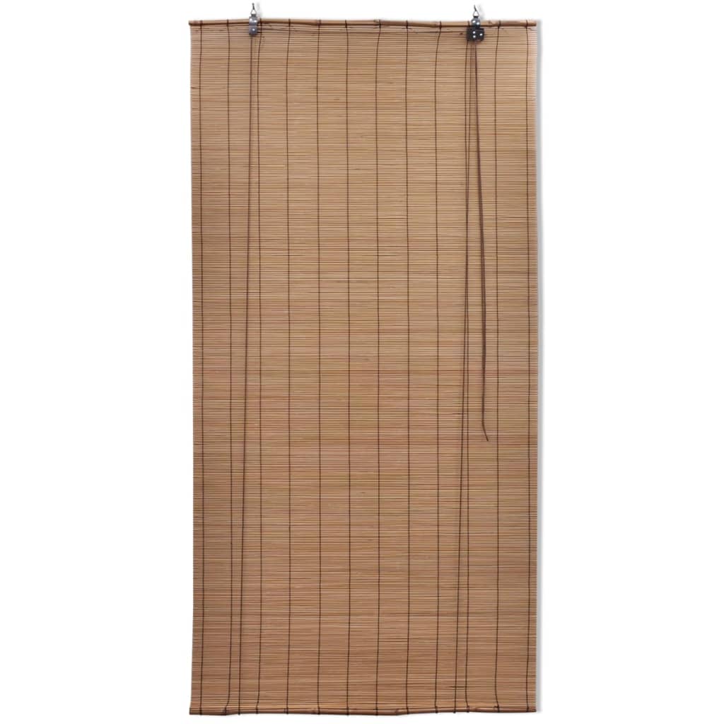 vidaXL bambusrulood 2 tk, 100 x 160 cm, pruun