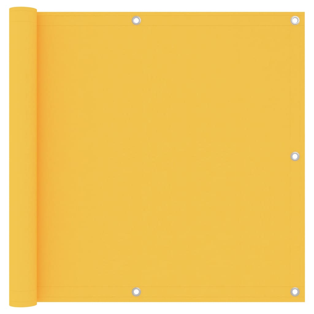 vidaXL rõdusirm, kollane, 90 x 300 cm, oxford-kangas
