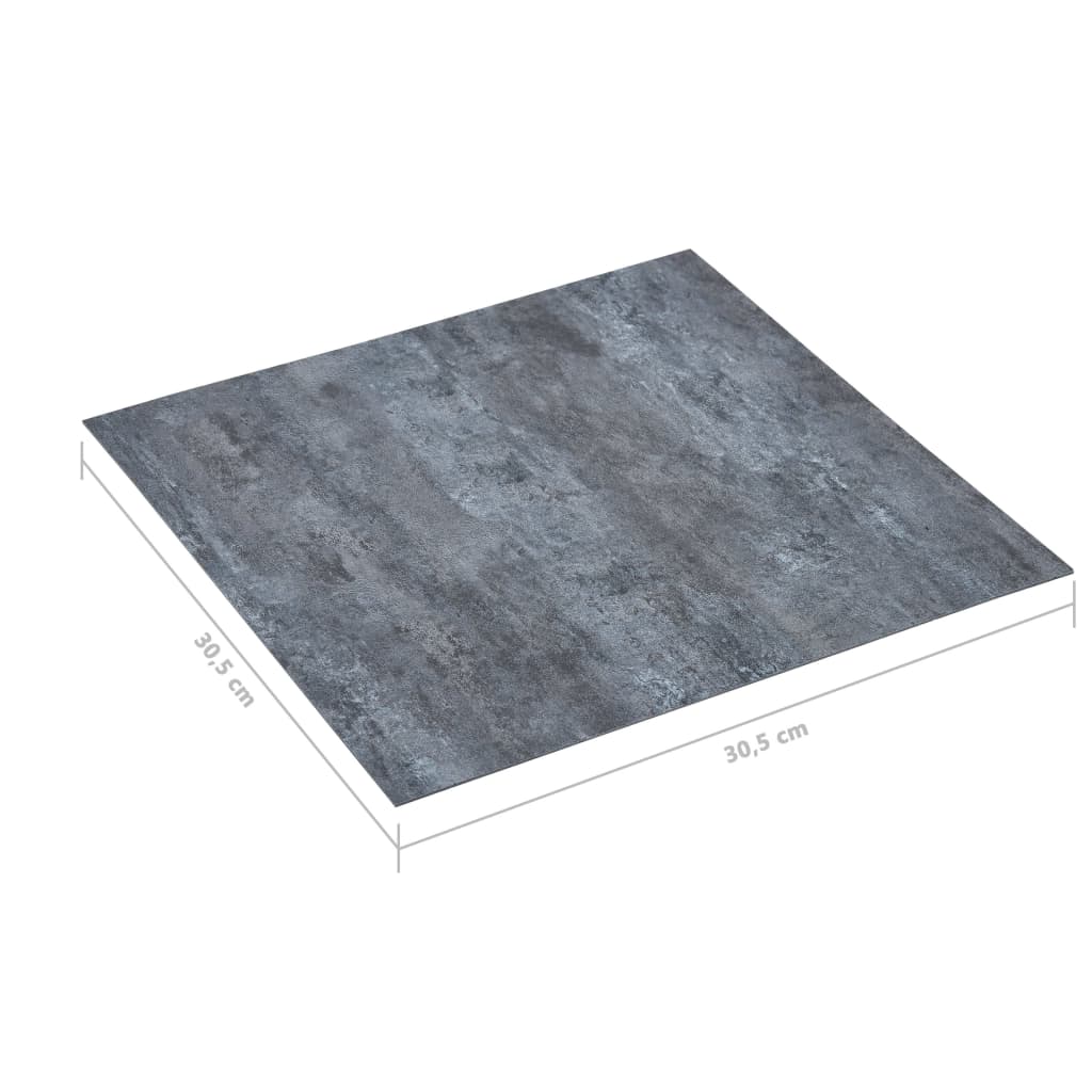 vidaXL iseliimuvad põrandaplaadid 5,11 m², PVC, hall marmor