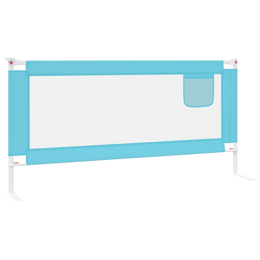vidaXL voodipiire väikelapse voodile, sinine, 190 x 25 cm, kangas