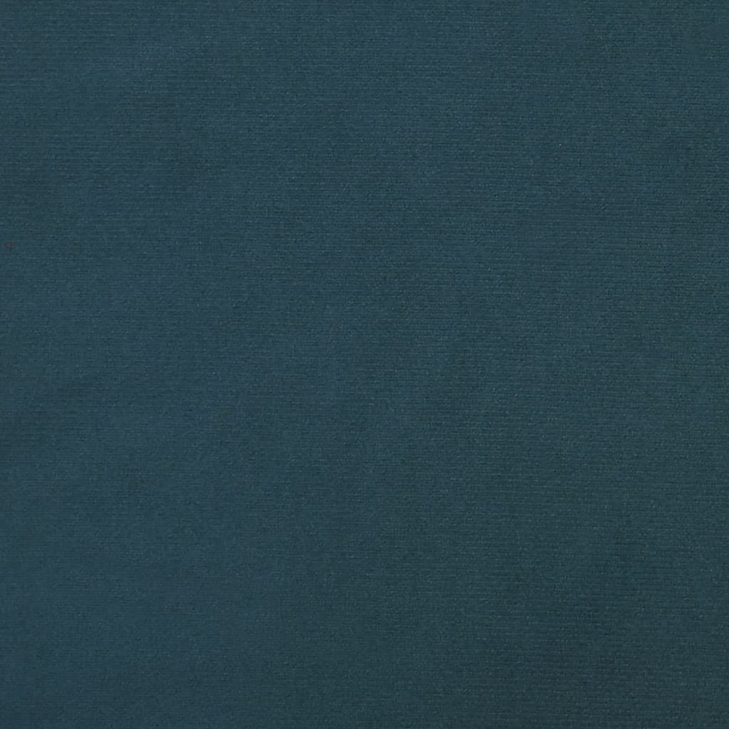 vidaXL jalapink, sinine, 60x60x36 cm, samet