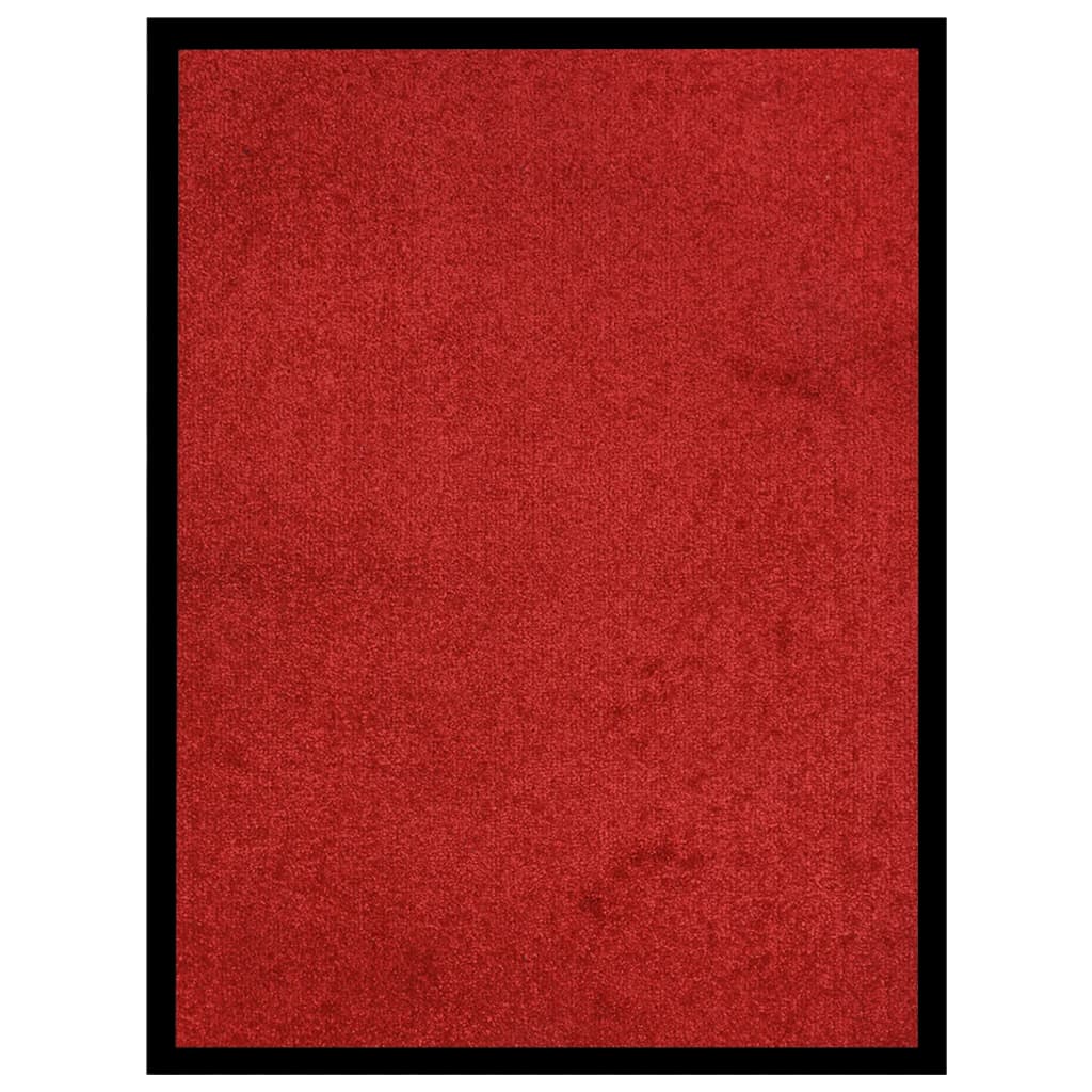 vidaXL uksematt, punane, 60x80 cm