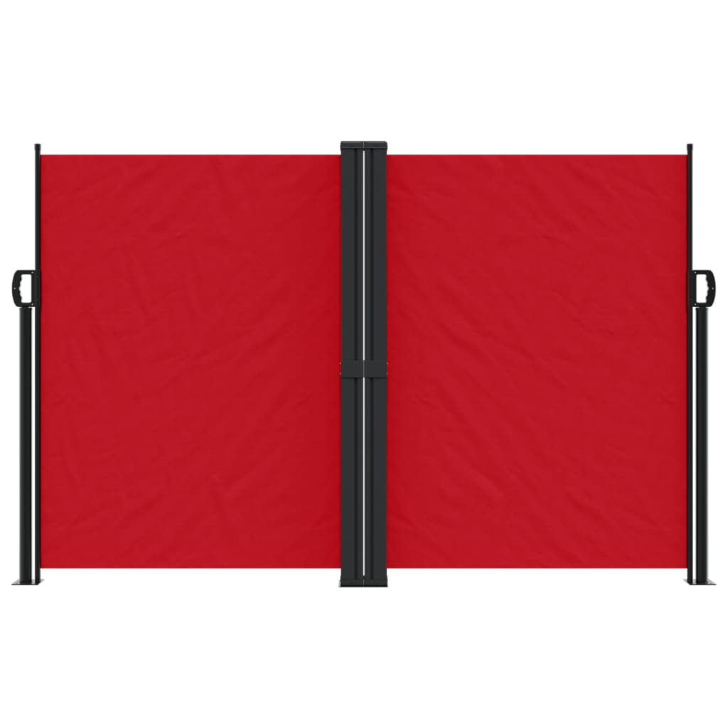vidaXL lahtitõmmatav külgsein, punane, 160 x 1200 cm