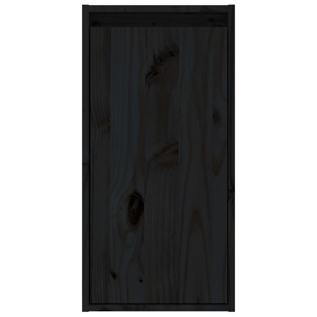 vidaXL seinakapp, must, 30x30x60 cm, männipuit